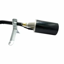Abflammgerät mit Piezozündung 69 kW  mit Gas-Druck-Regler und 10 kg premium Composite Gasflasche leer
