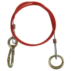 Abreißseil mit Ring  und Karabinerhaken
