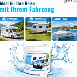 abtyCAM Frischwassertankreiniger 500g für Wohnmobil & Wohnwagen