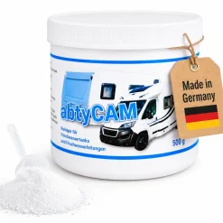 abtyCAM Frischwassertankreiniger 500g für Wohnmobil & Wohnwagen