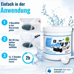 abtyCAM 1000g Frischwasser Tankreiniger  Wohnmobil Wohnwagen