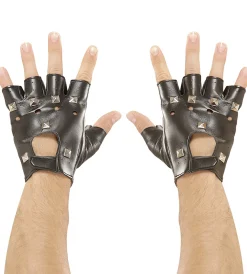 Accessoire: Fingerlose Nietenhandschuhe