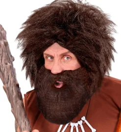 Accessoire: Langer Bart mit Schnurrbart, braun