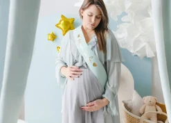 Accessoire : Schärpe , Mom to be , blau