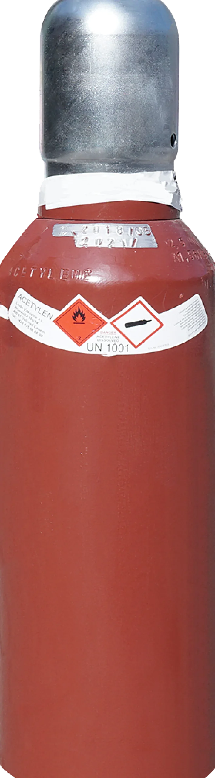 Acetylen-Flasche 5 Liter gefüllt