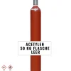 Acetylen-Flasche 50 Liter leer,  ungefüllte Umlaufflasche