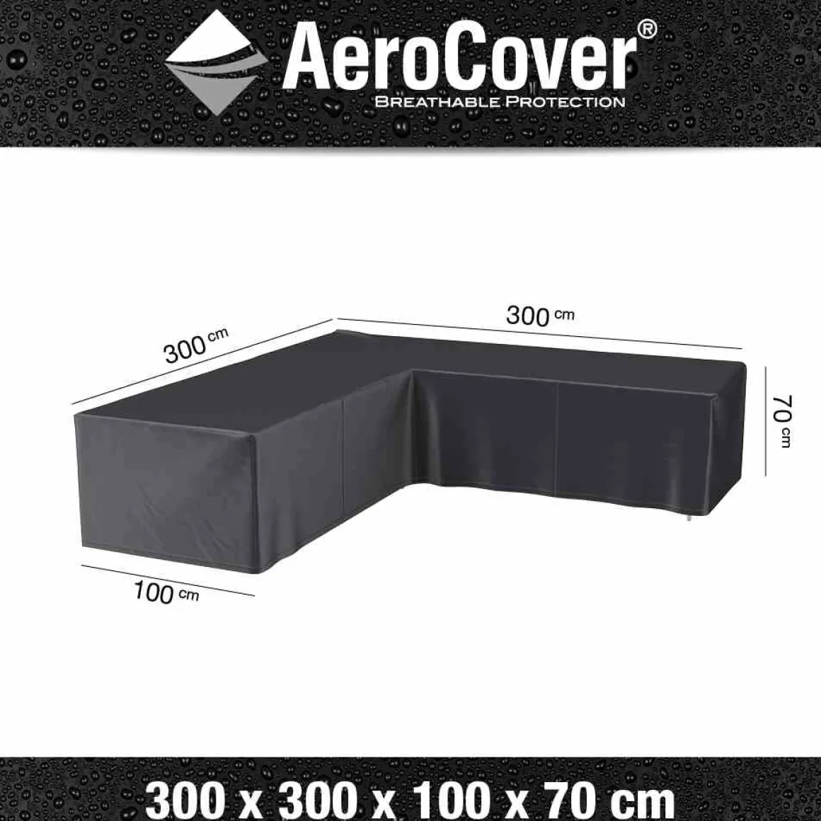 AeroCover Abdeckhaube Loungegruppe 300 -300 x 100 x 70 cm