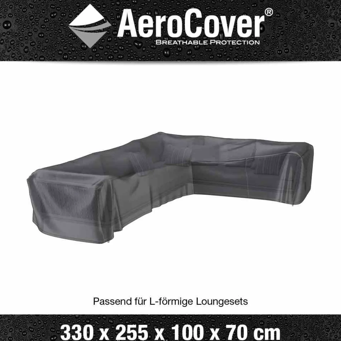 AeroCover Abdeckhaube Loungegruppe 330-255 x 100 x 70 cm