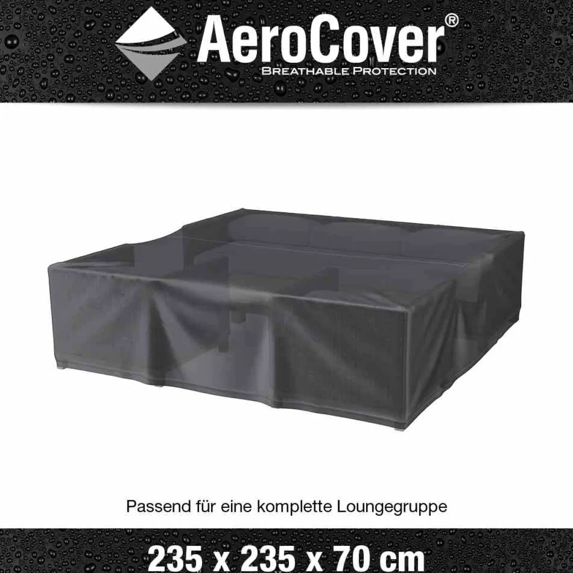 AeroCover Abdeckhaube Loungegruppe 235 x 235 x 70 cm
