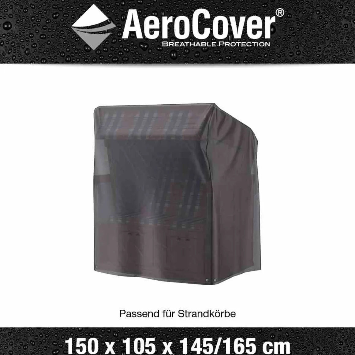 AeroCover Abdeckhaube Strandkorb XL 150x105x145 -165cm