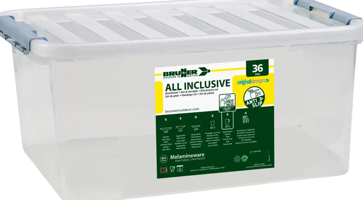 All Inclusive Tuscany 36-teilig mit Besteckbox + Box