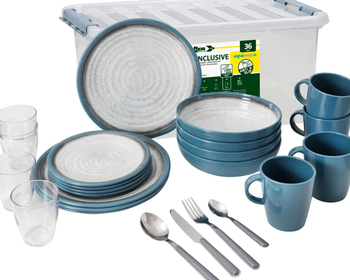 All Inclusive Tuscany 36-teilig mit Besteckbox + Box