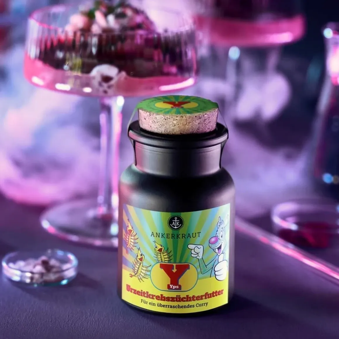 Ankerkraut Yps Urzeitkrebszüchterfutter 80g im Korkenglas