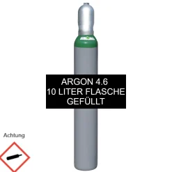 Argon 4.6 Flasche 10 Liter gefüllt    nur Abholung