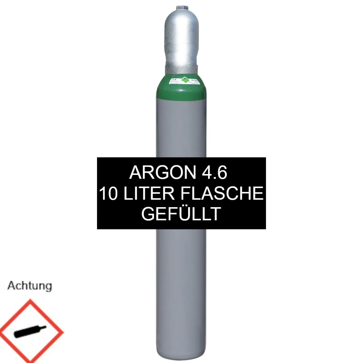 Argon 4.6 Flasche 10 Liter gefüllt nur Abholung