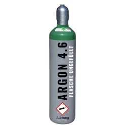 Argon 4.6 leere 20 Liter Gasflasche -   Schweißargon