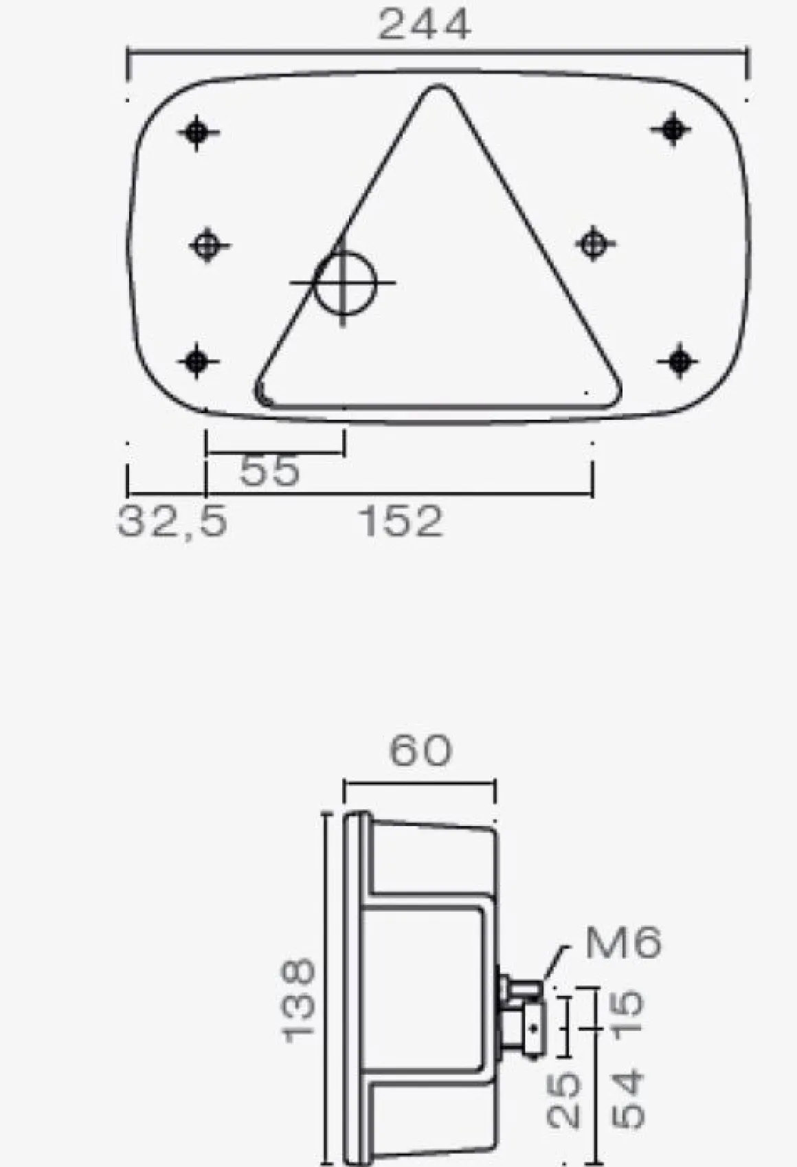 ASPÖCK Multipoint III Rückleuchte links