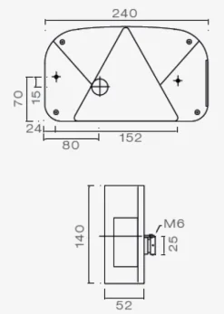 ASPÖCK Multipoint II Rückleuchte rechts 5 Funktionen