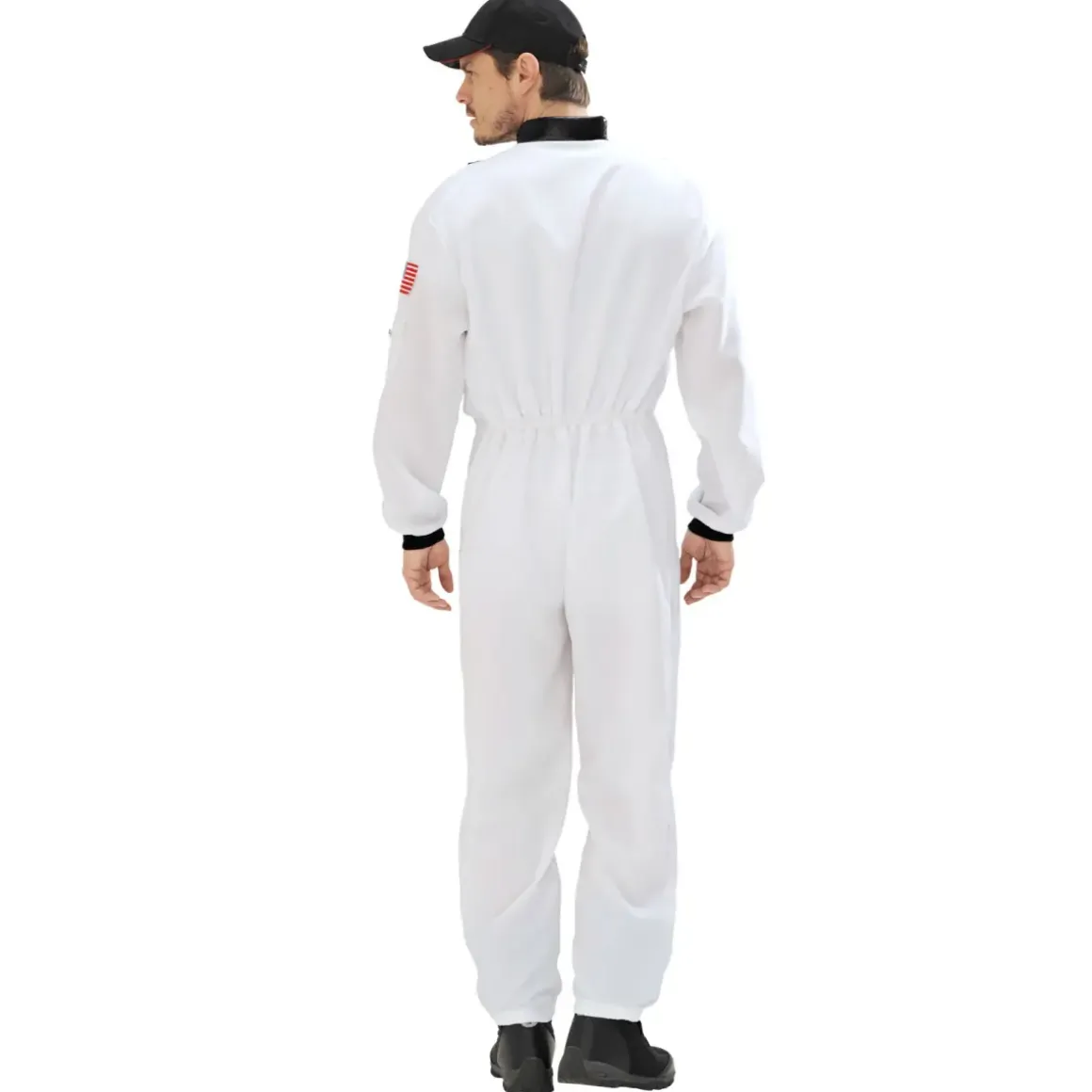 Astronauten-Overall Kostüm – Realistisches Raumfahrer-Outfit für Partys, Größe: M