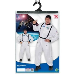 Astronauten-Overall Kostüm – Realistisches  Raumfahrer-Outfit für Partys, Größe: M