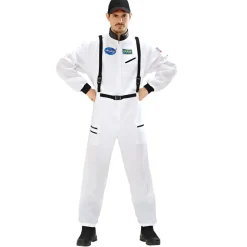 Astronauten-Overall Kostüm – Realistisches Raumfahrer-Outfit für Partys, Größe: M