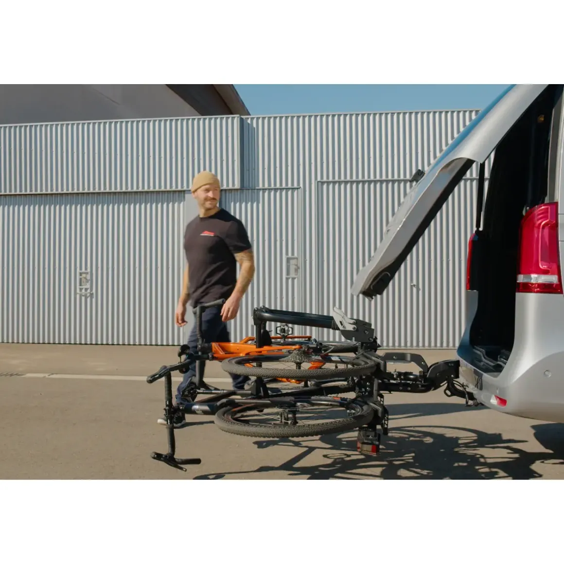 Atera Forza L faltbarer Fahrradträger für 3 Räder