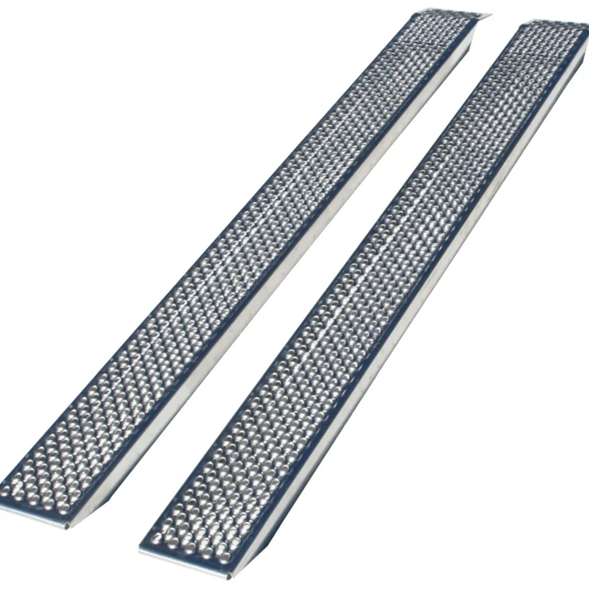 Auffahrrampe aus Aluminium 2000 x 260 mm Tragkraft 1000 kg / Paar Auffahrhöhe: 550 - 681 mm