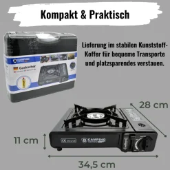 Bahama Campingkocher für Gas-Kartuschen 1-flammig