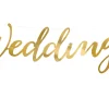Banner: Hochzeit, Gold