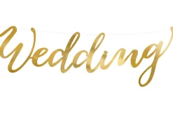 Banner: Hochzeit, Gold