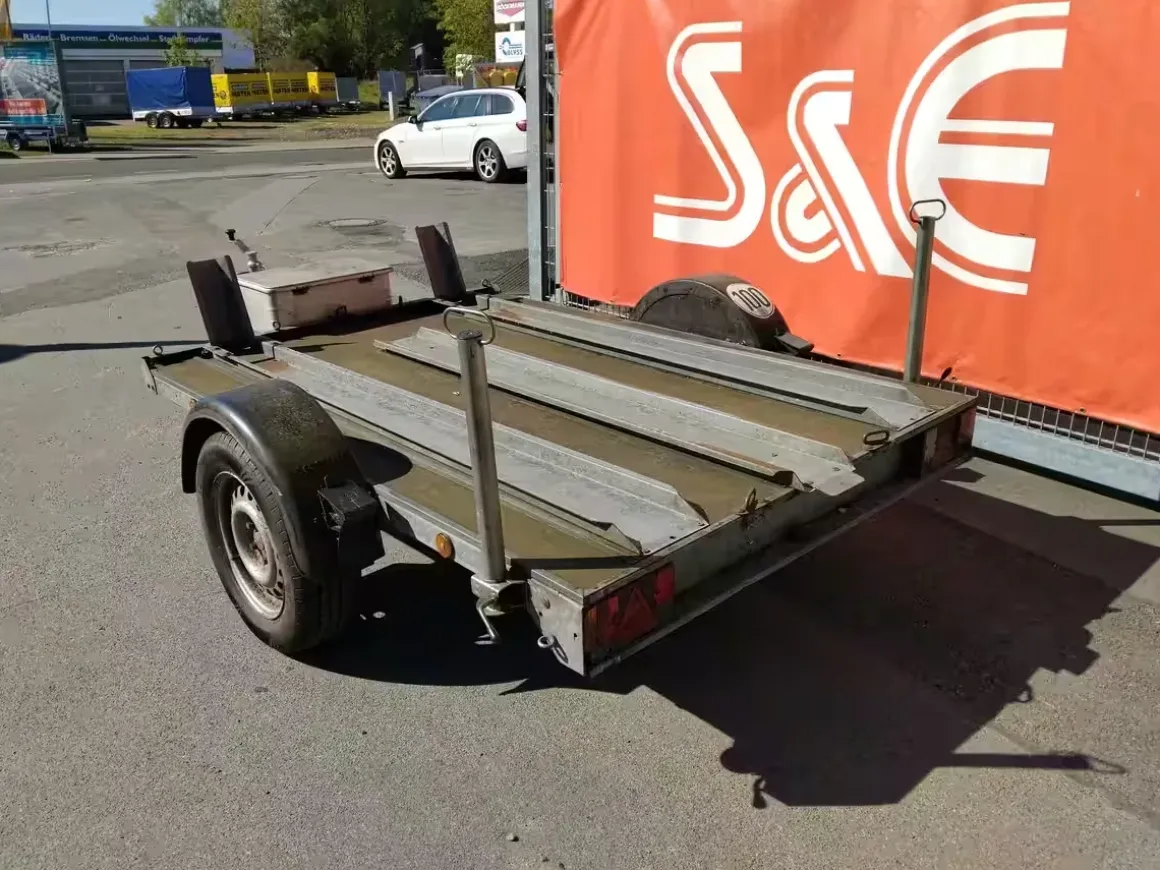 Barthau Motorradanhänger 1200 kg gebremst, gebraucht
