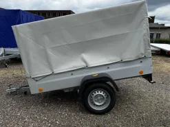 Böckmann TPV KD-EU2 LIGHT Kastenanhänger mit Hochplane kippbar - LH 1150mm 750kg