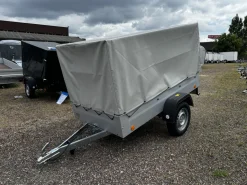 Böckmann TPV KD-EU2 LIGHT Kastenanhänger mit Hochplane kippbar - LH 1150mm 750kg
