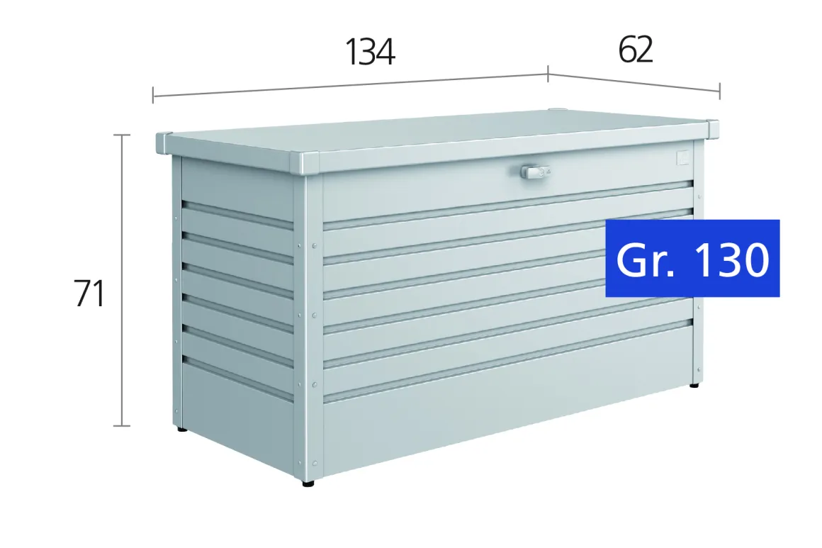 Biohort FreizeitBox 130 Quarzgrau-Metallic