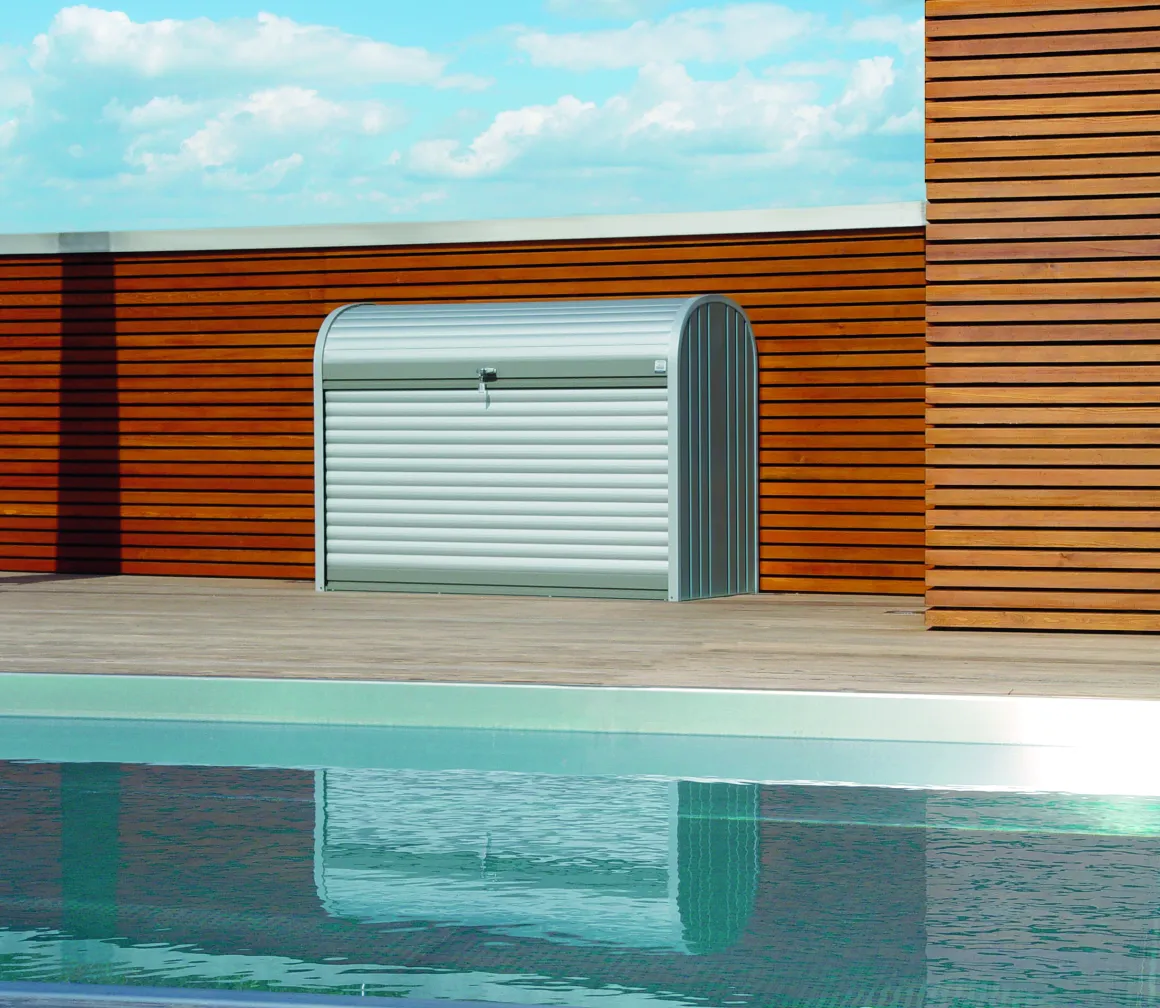 Biohort Gerätebox StoreMax 160 - Quarzgrau-Metallic