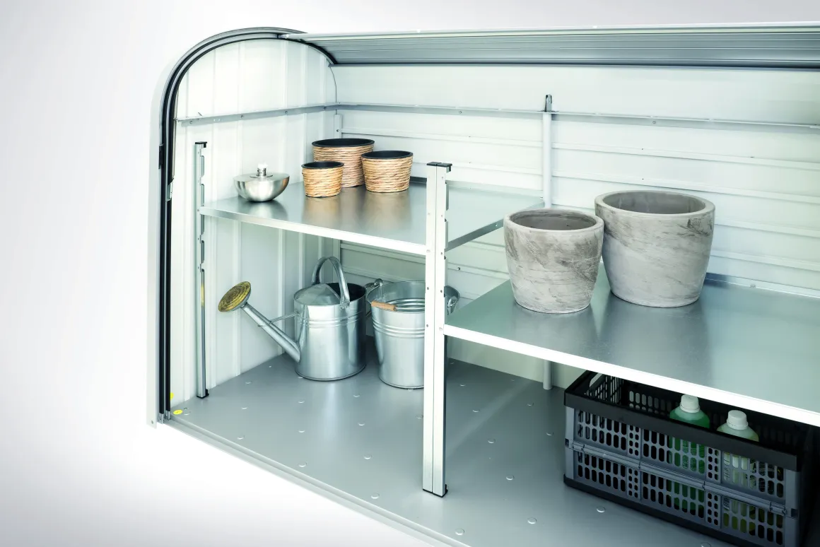Biohort Gerätebox StoreMax 160 - Quarzgrau-Metallic