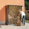 Biohort WoodStock 150 Holzlager  dunkelgrau-metallic