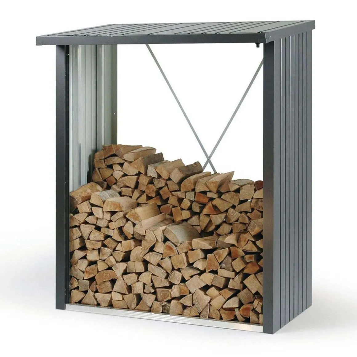 Biohort WoodStock 150 Holzlager dunkelgrau-metallic