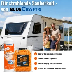 Bluecraft Caravan Intensivreiniger 1L - für Reisemobile und Boote, mit Waschhandschuh