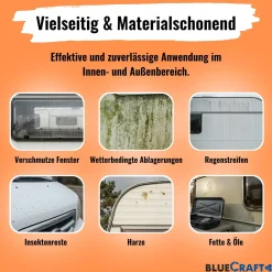 Bluecraft Caravan Intensivreiniger 5L - für Reisemobile und Boote mit Sprüh-Mischflasche 500 ml