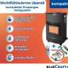 BlueCraft Infrarot Gas Heizofen 4,2 kW  mit Gasregler für Innenräume
