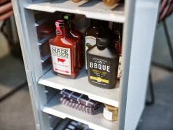 Bordbar Black Onecolor mit Serving Equipment  mobiler Barwagen