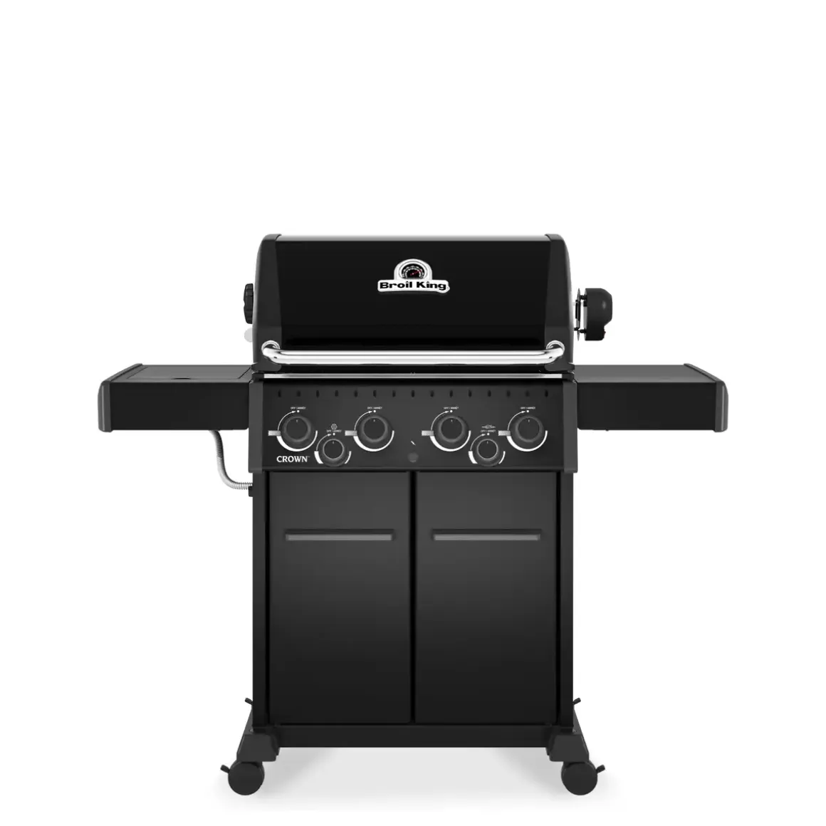 Broil King Gasgrill Crown 490 Shadow - 4 Brenner mit Seitenkocher