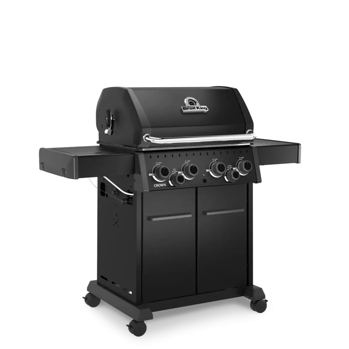 Broil King Gasgrill Crown 490 Shadow - 4 Brenner mit Seitenkocher