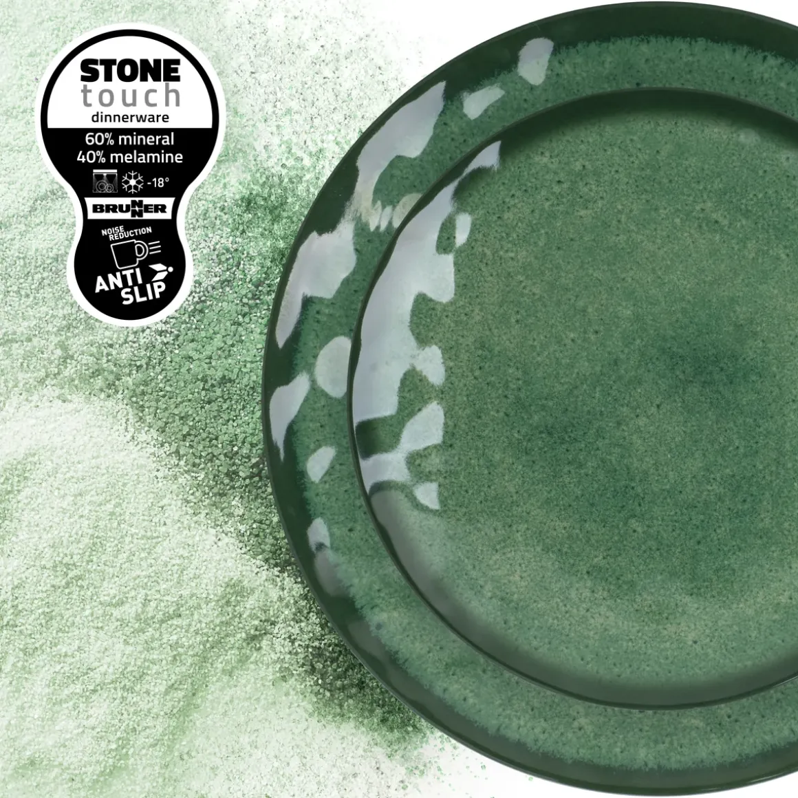 Brunner Dessertteller Sea Green