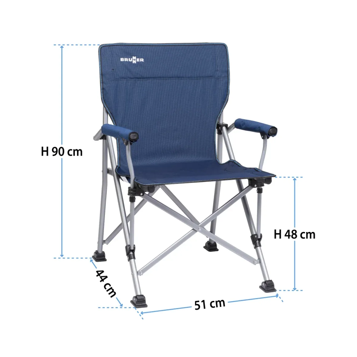 Brunner Faltsessel Cruiser (Blau)