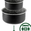 Brunner Kochtopfset Pirate Pot 5 5 Tlg.