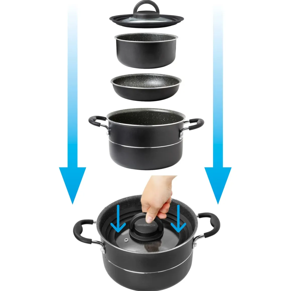 Brunner Topfset Pirate NG 7+1 Ø 22cm