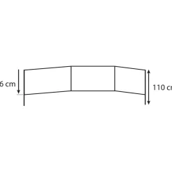 Brunner Windschutz Bahama TNT –  Robuster Camping-Windschutz mit Schnellspannsystem