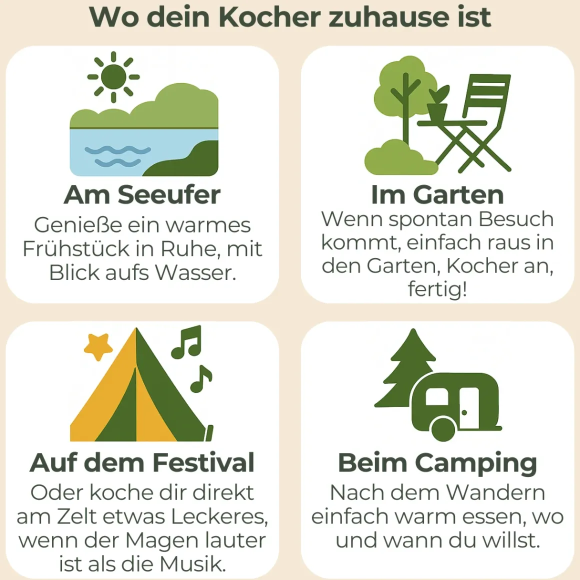 Camping-Gas-Kocher Mobi 3-flammig, weiss